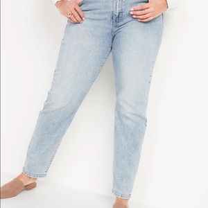 BNWT Old Navy OG Straight Leg high waisted Jeans